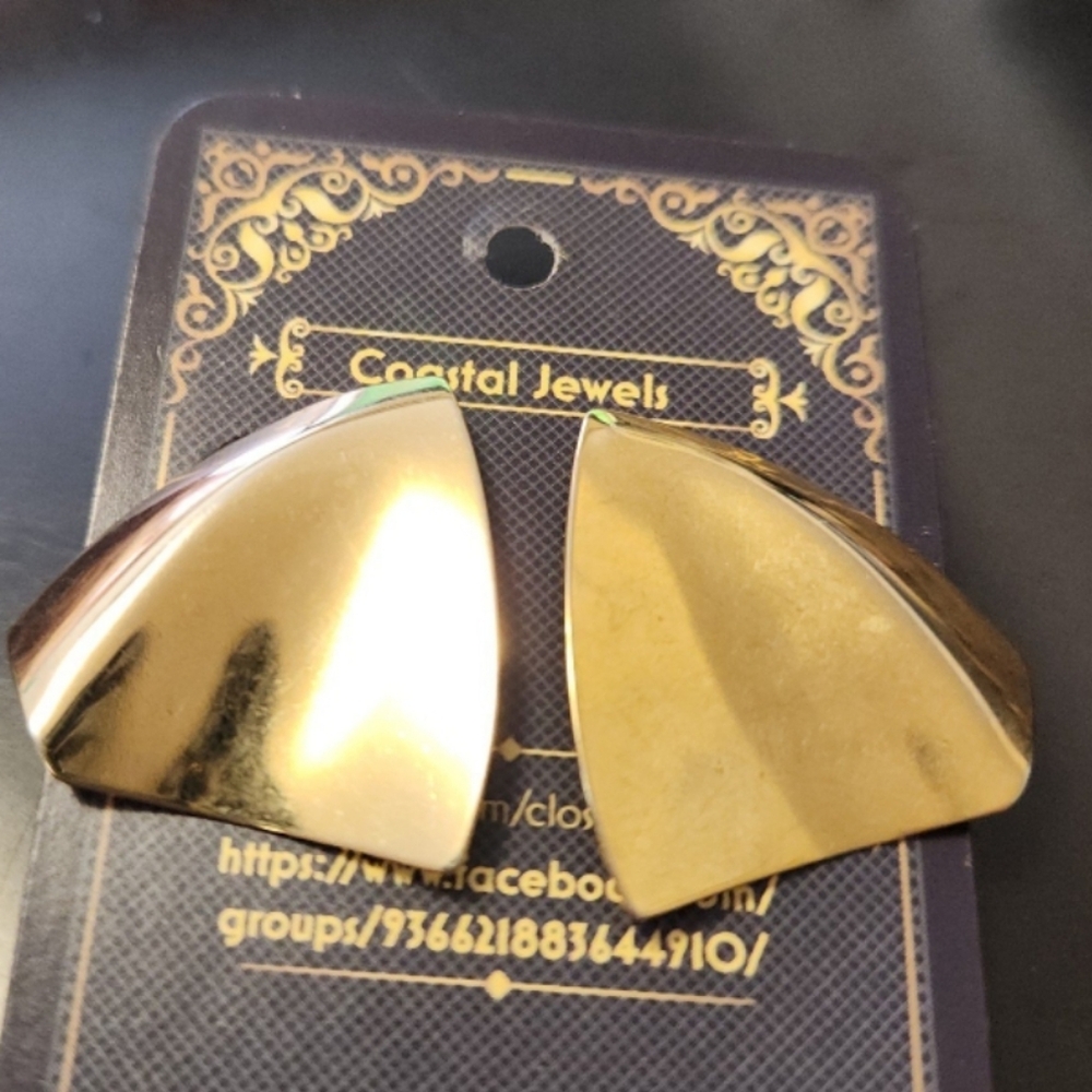 Goldtone Post Earrings